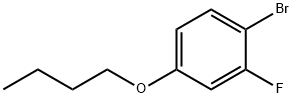 1-溴-4-丁氧基-2-氟苯 结构式