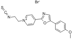 1-(2-ISOTHIOCYANATOETHYL)-4-[5-(4-METHOXYPHENYL)-2-OXAZOLYL]PYRIDINIUM BROMIDE|1-(2-异硫氰基乙基)-4-[5-(4-甲氧基苯基)-2-噁唑]溴化吡啶