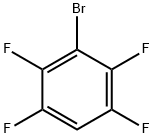 1-ブロモ-2,3,5,6-テトラフルオロベンゼン 化学構造式