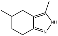 2H-Indazole,  4,5,6,7-tetrahydro-3,5-dimethyl- 结构式