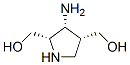 2,4-Pyrrolidinedimethanol,3-amino-,[2S-(2alpha,3alpha,4alpha)]-(9CI) 结构式