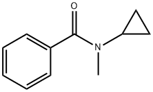 Benzamide,  N-cyclopropyl-N-methyl- 化学構造式
