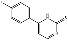 4-(4-氟苯基)嘧啶-2-硫醇 结构式