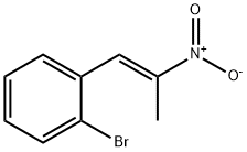 1-(2-BROMOPHENYL)-2-NITROPROPENE 化学構造式