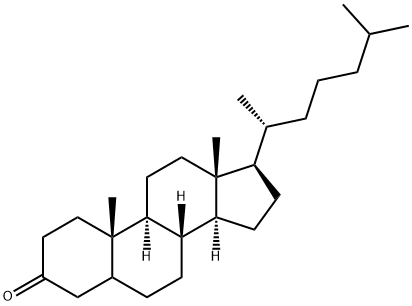 5ξ-コレスタン-3-オン 化学構造式