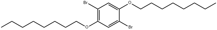 1,4-DIBROMO-2,5-DI(OCTYLOXY)BENZENE Structure