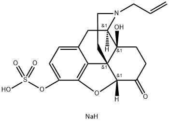 Naloxone-3-sulfate Sodium Salt Structure