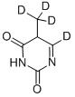 胸腺嘧啶-甲基-D3-6-D,156054-85-2,结构式