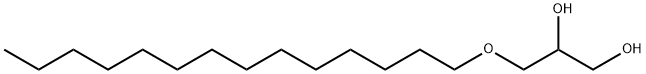 1-O-Tetradecylglycerin,1561-06-4,结构式