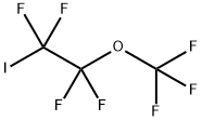 2-ヨードテトラフルオロエチルトリフルオロメチルエーテル 化学構造式
