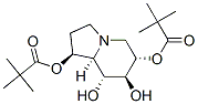 Propanoic acid, 2,2-dimethyl-, octahydro-7,8-dihydroxy-1,6-indolizinediyl ester, 1S-(1.alpha.,6.beta.,7.alpha.,8.beta.,8a.beta.)- 结构式