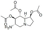 1,7,8-Indolizinetriol, 6-aminooctahydro-, triacetate (ester), 1S-(1.alpha.,6.beta.,7.alpha.,8.beta.,8a.beta.)- Struktur
