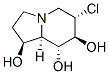 1,7,8-Indolizinetriol, 6-chlorooctahydro-, 1S-(1.alpha.,6.beta.,7.alpha.,8.beta.,8a.beta.)-,156205-58-2,结构式