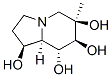 1,6,7,8-Indolizinetetrol, octahydro-6-methyl-, 1S-(1.alpha.,6.alpha.,7.alpha.,8.beta.,8a.beta.)- Structure