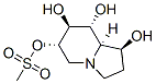 1,6,7,8-Indolizinetetrol, octahydro-, 6-methanesulfonate, 1S-(1.alpha.,6.beta.,7.alpha.,8.beta.,8a.beta.)- Structure