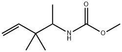 Carbamic  acid,  (1,2,2-trimethyl-3-butenyl)-,  methyl  ester  (9CI) Structure