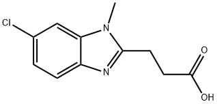 156213-03-5 3-(6-氯-1-甲基-苯并咪唑-2-基)丙酸