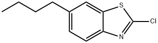 6-BUTYL-2-CHLORO-1,3-BENZOTHIAZOLE Structure