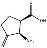 Cyclopentanecarboxylic acid, 2-amino-3-methylene-, cis- (9CI) 结构式