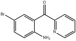 2-(2-AMINO-5-BROMOBENZOYL) PYRIDINE Struktur