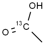 ACETIC-1-13C ACID Struktur