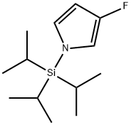 1H-Pyrrole, 3-fluoro-1-[tris(1-methylethyl)silyl]- Structure
