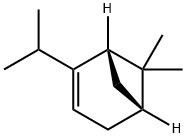 Bicyclo[3.1.1]hept-2-ene, 6,6-dimethyl-2-(1-methylethyl)-, (1S)- (9CI) 结构式