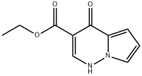 Pyrrolo[1,2-b]pyridazine-3-carboxylic acid, 1,4-dihydro-4-oxo-, ethyl ester Structure