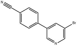4-(5-Bromopyridin-3-yl)-benzonitrile 结构式