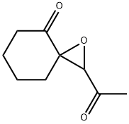 1-Oxaspiro[2.5]octan-4-one, 2-acetyl- (9CI) Struktur