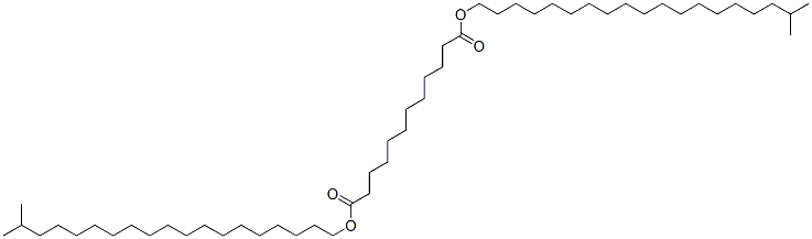 Dodecanedioic acid, diisoeicosyl ester Struktur