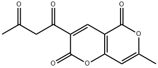 3-acetoacetyl-7-methyl-2H,5H-pyrano[4,3-b]pyran-2,5-dione 结构式