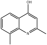 2,8-二甲基-4-羟基喹啉, 15644-80-1, 结构式