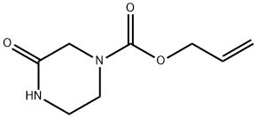 1-Piperazinecarboxylicacid,3-oxo-,2-propenylester(9CI) 结构式