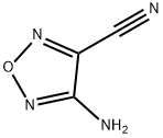 1,2,5-Oxadiazole-3-carbonitrile,4-amino-(9CI) 化学構造式