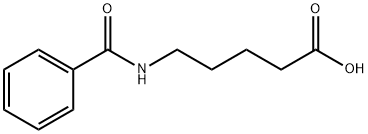 5-(苯甲酰氨基)正戊酸,15647-47-9,结构式