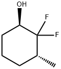 Cyclohexanol,2,2-difluoro-3-methyl-,(1R-trans)-(9CI) 化学構造式