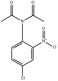 N-Acetyl-N-(4-chloro-2-nitrophenyl)acetamide Struktur