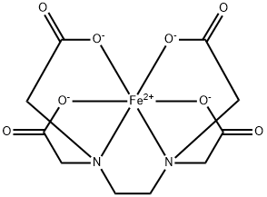 Fe(II)-EDTA 结构式