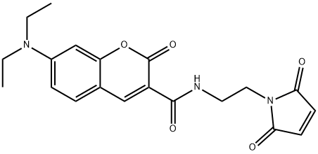 7-Diethylamino-3-[N-(2-maleimidoethyl)carbamoyl]coumarin