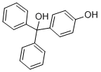 (4-ヒドロキシフェニル)ジフェニルメタノール 化学構造式