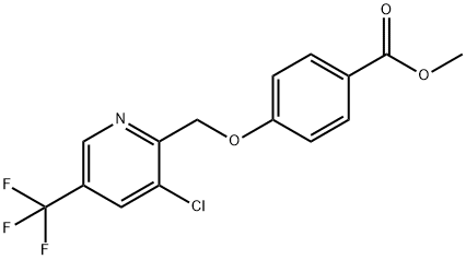 Methyl4-{[3-chloro-5-(trifluoromethyl)pyridin-2-yl]methoxy}benzoate Structure