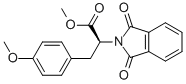 (S)-2H-ISOINDOLE-2-ACETIC ACID, 1,3-DIHYDRO-ALPHA-[(4-METHOXYPHENYL)METHYL]-1,3-DIOXO-, METHYL ESTER Struktur