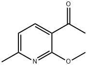 Ethanone, 1-(2-methoxy-6-methyl-3-pyridinyl)- (9CI) Structure