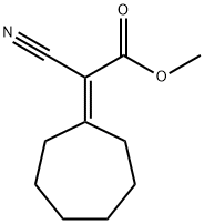 methyl cyanocycloheptylideneacetate  Structure