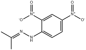 ACETONE 2,4-DINITROPHENYLHYDRAZONE Structure