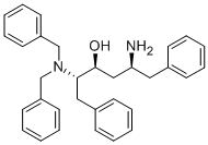 (2S,3S,5S)-5-Amino-2-(benzylamino)-1,6-diphenylhexan-3-ol Structure