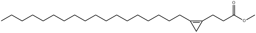 methyl 3-(2-octadecylcyclopropen-1-yl)propanoate 结构式