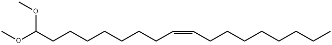 Oleic aldehyde dimethyl acetal, 15677-71-1, 结构式
