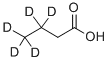 BUTYRIC-3,3,4,4,4-D5 ACID Struktur